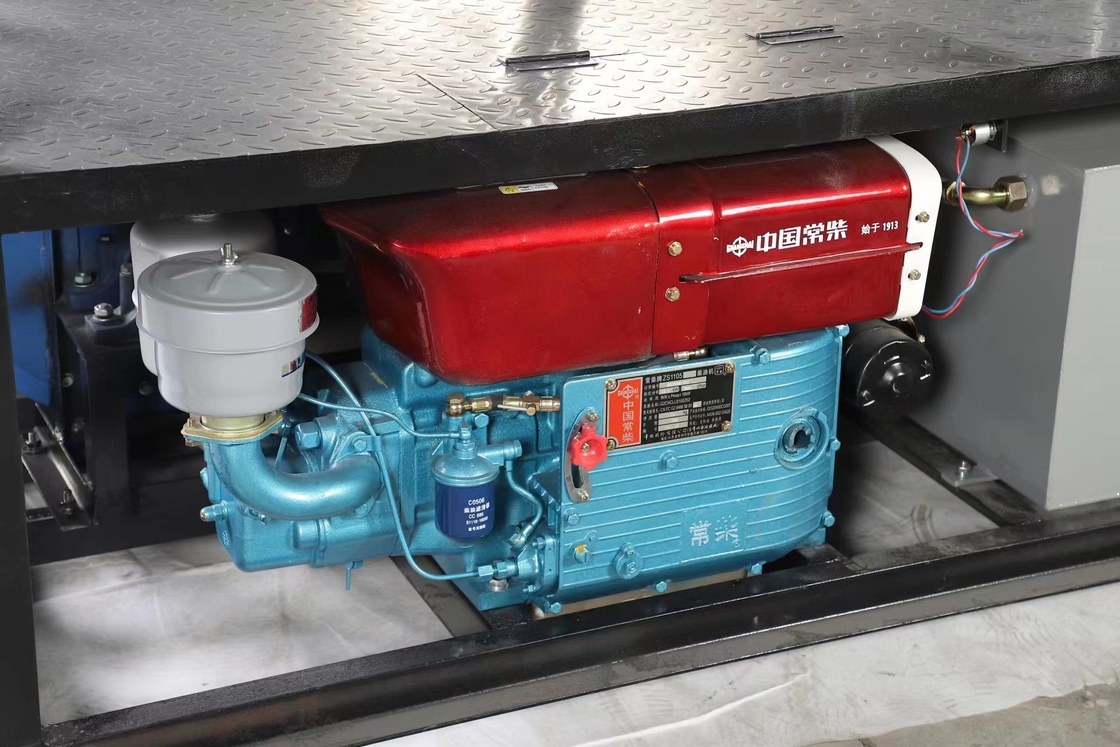 Double Cylinder Thermoplastic Preheater 15P Electric Started Water Cooling Diesel Engine